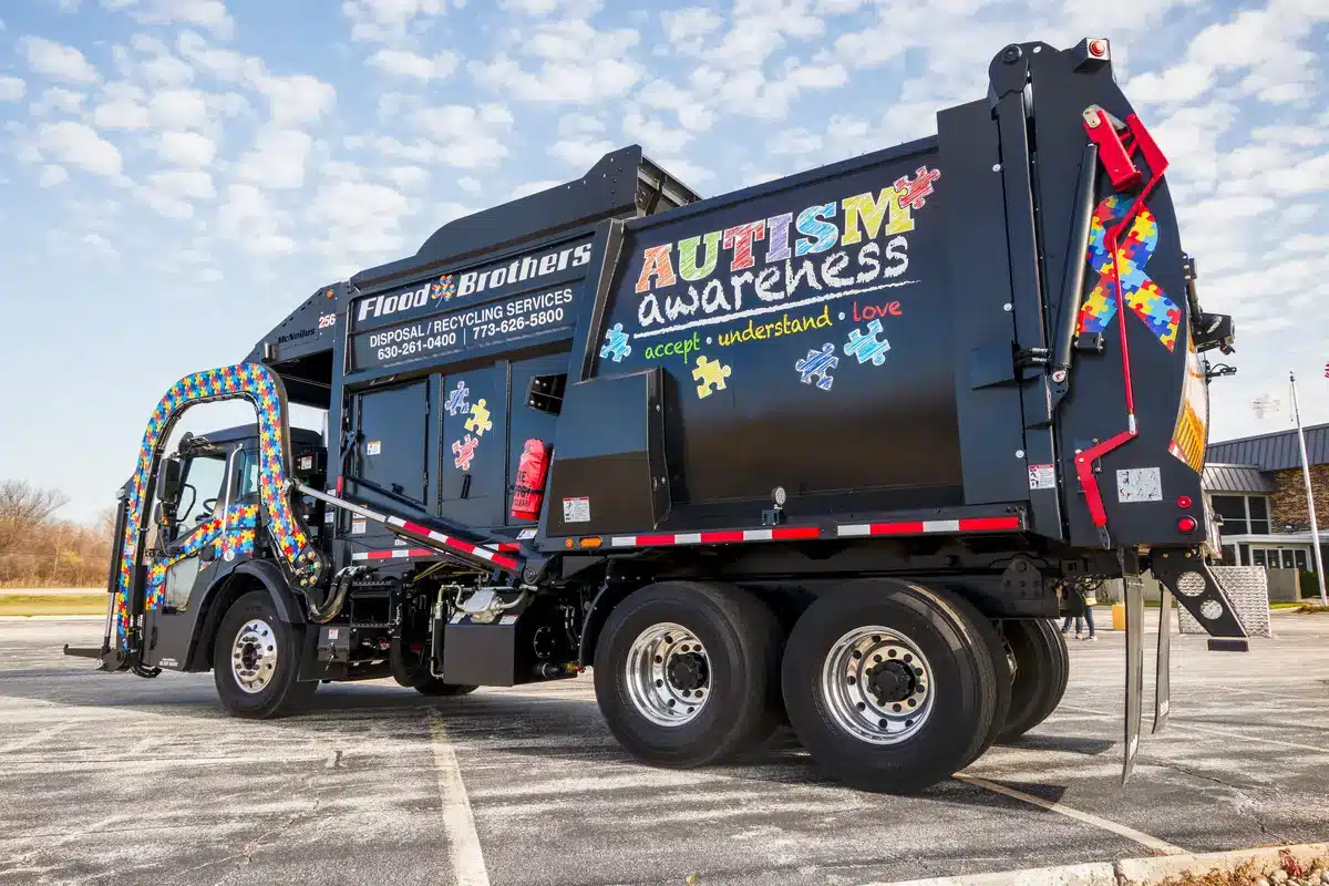 Meridian refuse truck