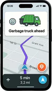 Clearsky lets motorists know where your truck is - this makes for a far safer route for your driver and the public alike.